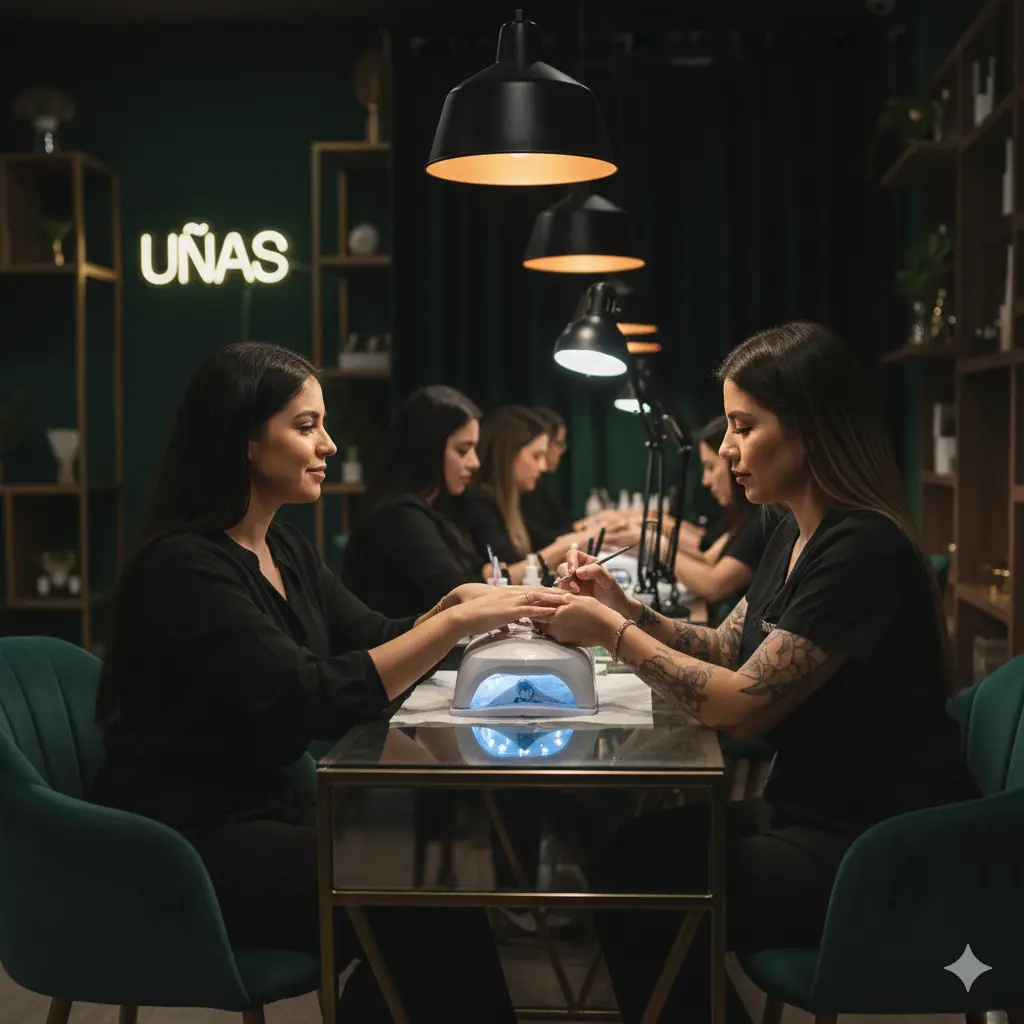 Salón de belleza usando Agendit